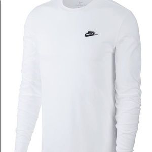 White nike shirt